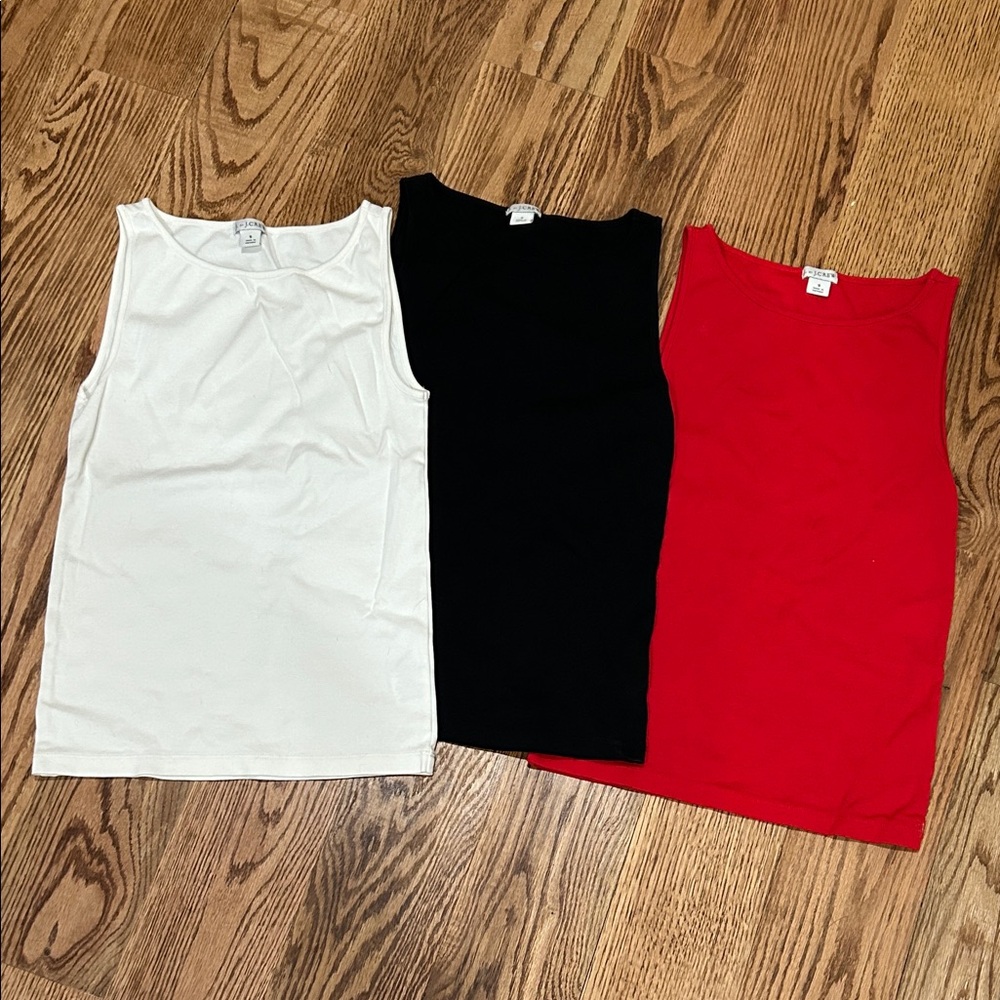 J. Crew women’s tank tops (set of 3) S